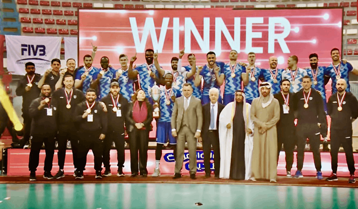 Qatar Police Team Clinch Arab Clubs Men's Volleyball Title in Tunisia for First Time
